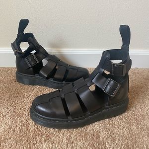 Dr. Martens Airware Geraldo leather strap gladiator sandals